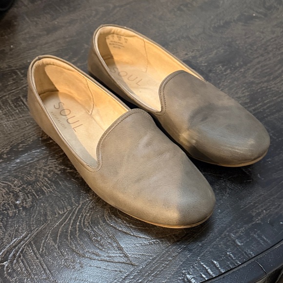 SOUL Naturalizer Shoes - SOUL Naturalizer Women's Taupe Slip-On Flats